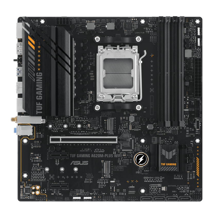 ASUS TUF Gaming A620m-plus Wifi Socket AM5 micro ATX Moderkort