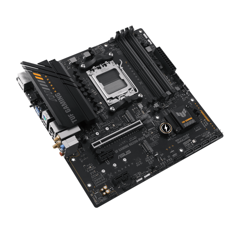 ASUS TUF Gaming A620m-plus Wifi Socket AM5 micro ATX Moderkort