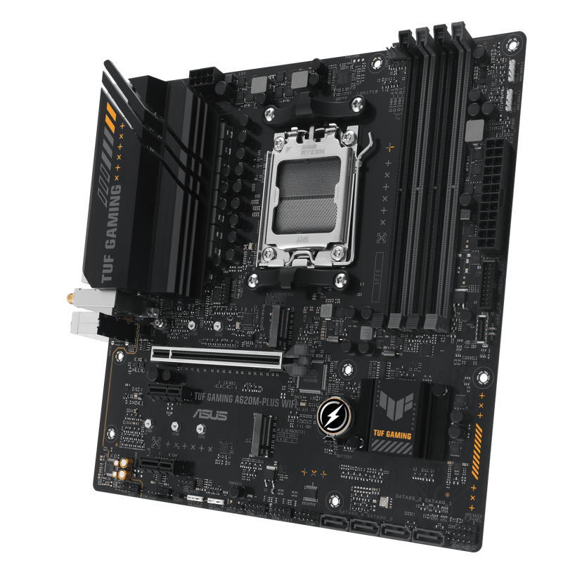 ASUS TUF Gaming A620m-plus Wifi Socket AM5 micro ATX Moderkort