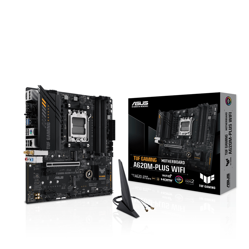 ASUS TUF Gaming A620m-plus Wifi Socket AM5 micro ATX Moderkort