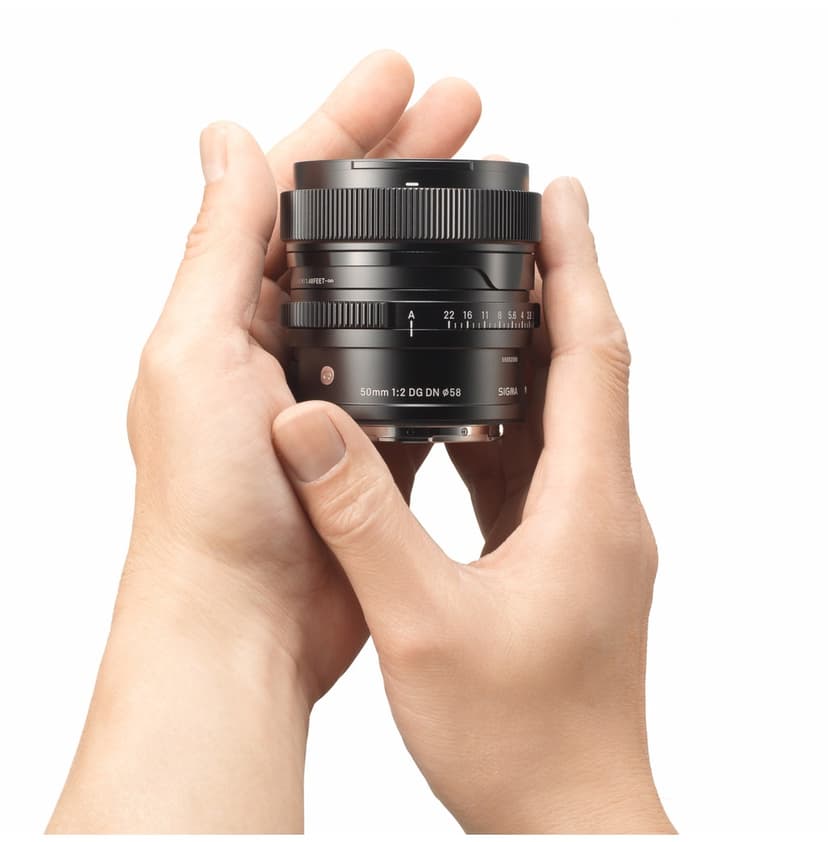SIGMA 50mm / f 2.0 DG DN C MILC Teleobjektiivi Musta