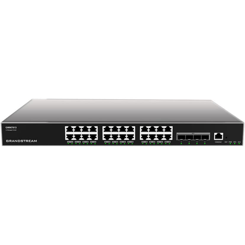 Grandstream GWN7813 24xGigabit 4xSFP Layer-3 Managed Switch