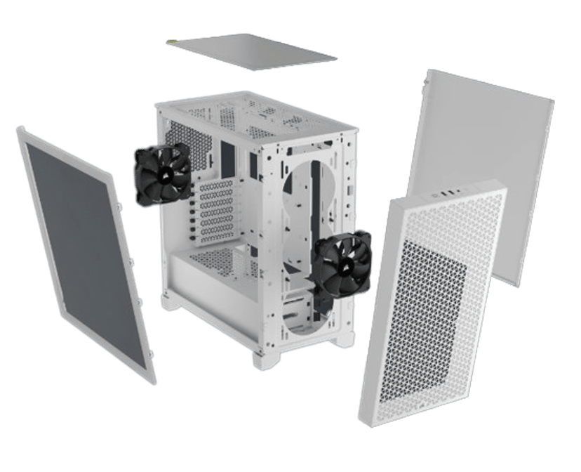 Corsair 3000D Midi Tower Wit