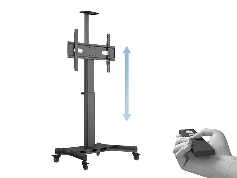 Multibrackets 5834 TV-kiinnike 190,5 cm (75") musta