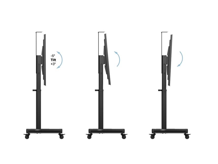 Multibrackets 5834 TV-kiinnike 190,5 cm (75") musta