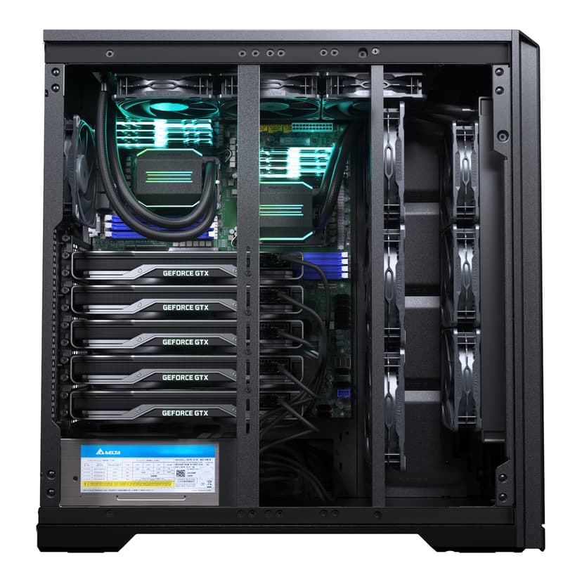 Phanteks Enthoo Pro 2 Server Edition Glass Full Tower Sort