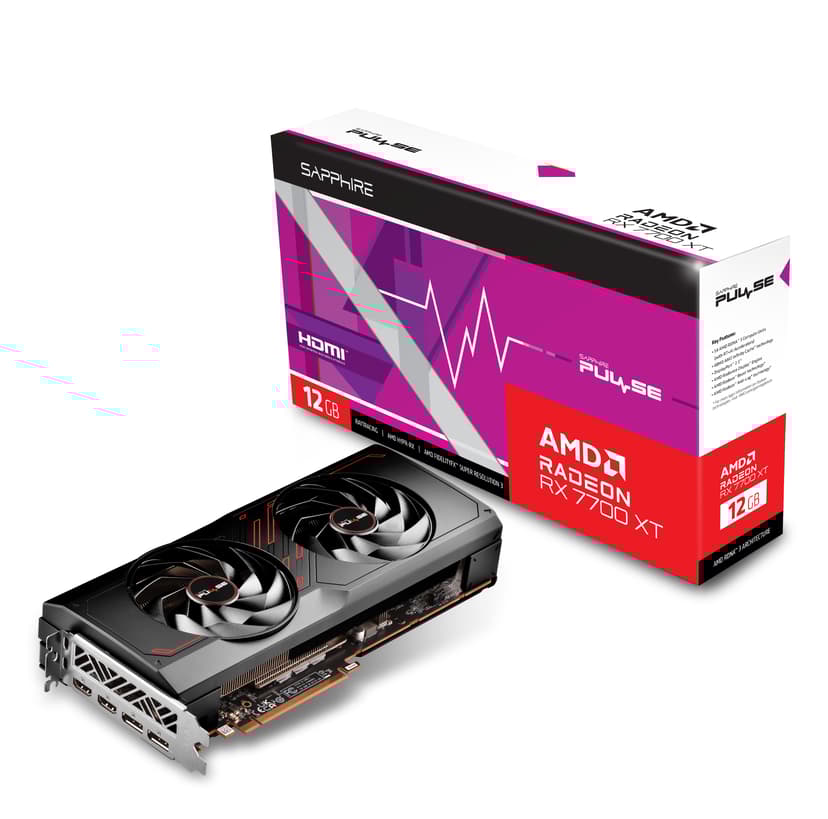 Sapphire Pulse AMD Radeon RX 7700 XT 12GB
