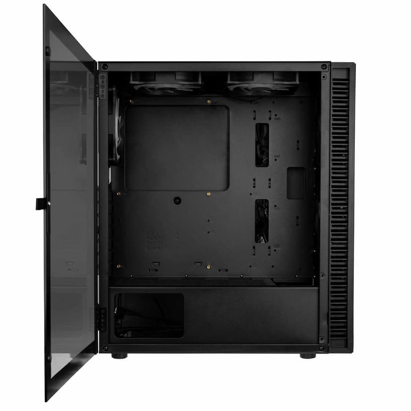 Kolink Observatory HF Glass ARGB Midi Tower Musta