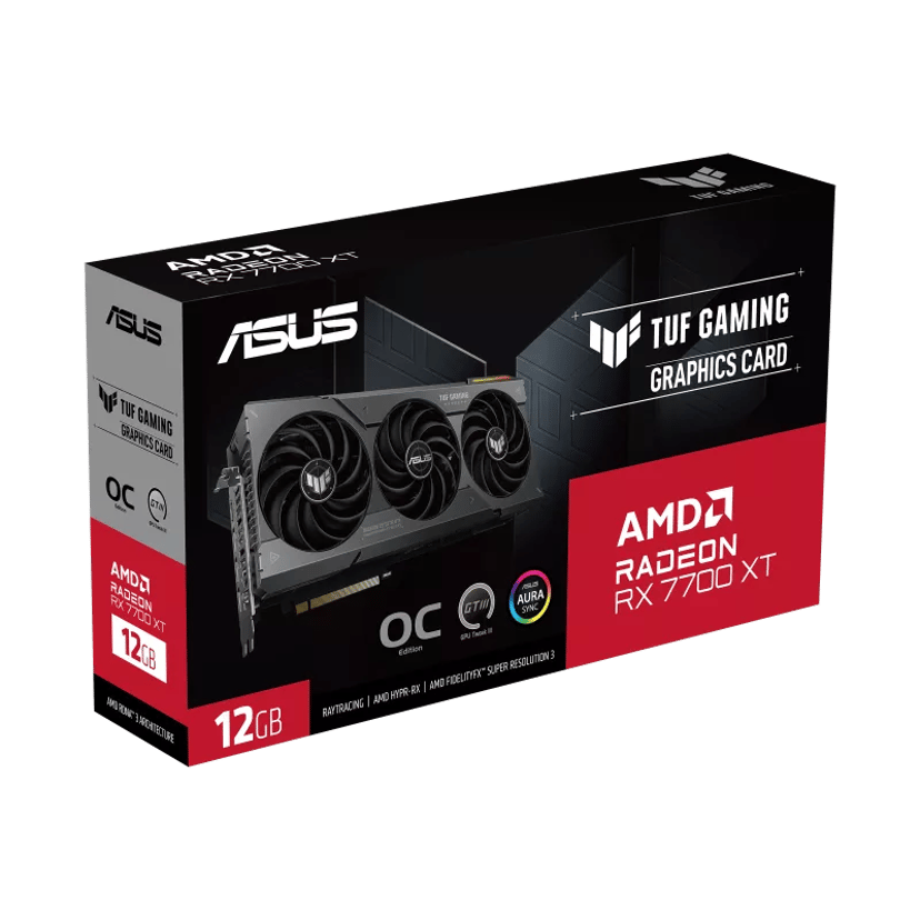 ASUS TUF Gaming Radeon RX 7700 XT OC 12GB