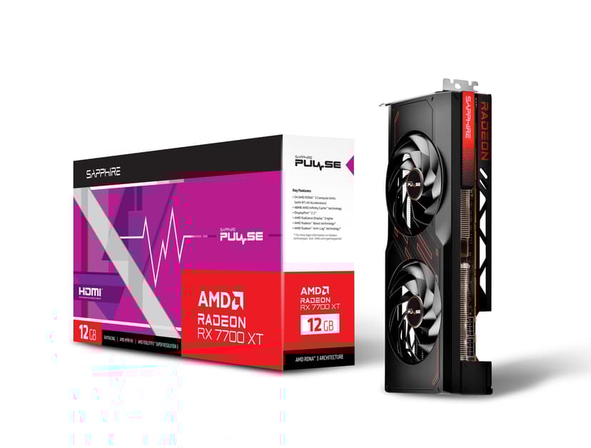 Sapphire Pulse AMD Radeon RX 7700 XT 12GB