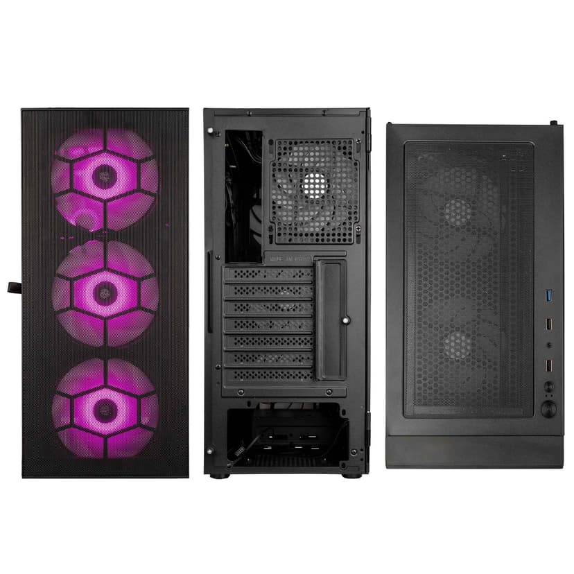 Kolink Observatory HF Mesh ARGB Midi Tower Svart