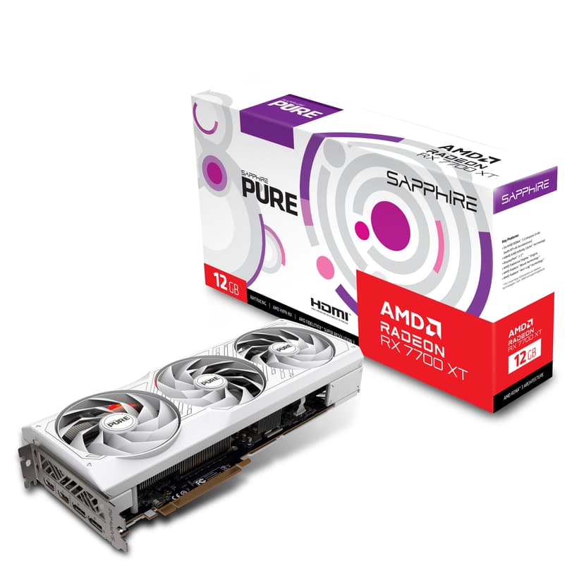Sapphire Pure AMD Radeon RX 7700 XT 12GB