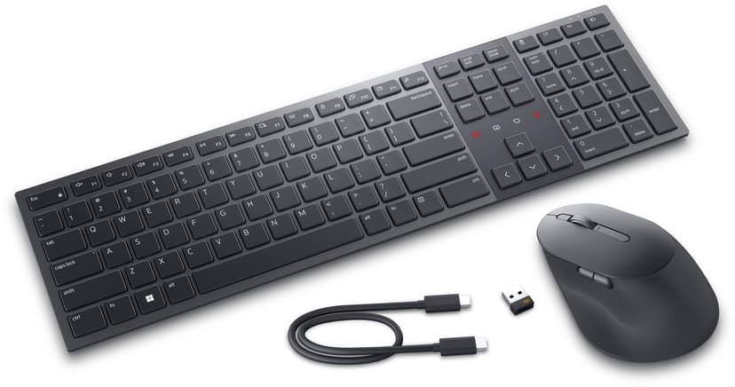 Dell Premier Collaboration Keyboard & Mouse - Km900 Trådløs Nordisk