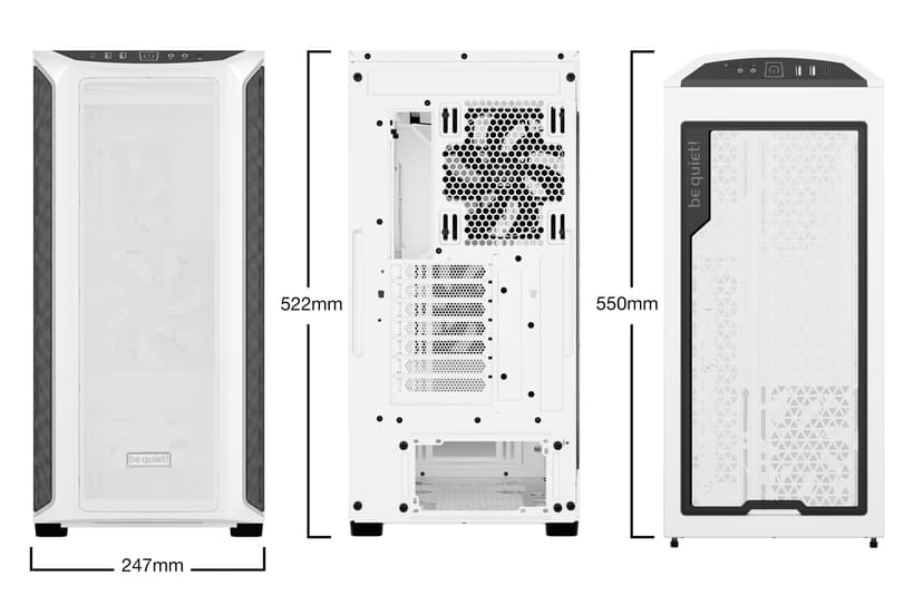 be quiet! Shadow Base 800 DX Midi Tower Hvit