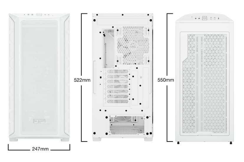 be quiet! Shadow Base 800 FX Midi Tower Wit