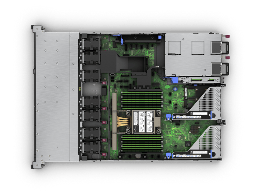 HPE ProLiant DL320 Gen11 4410Y 2.0GHz 12-core 1P 16GB-R MR408i-o 8SFF 1000W PS server Rack (1U) Intel® Xeon® Silver 2 GHz DDR5-SDRAM