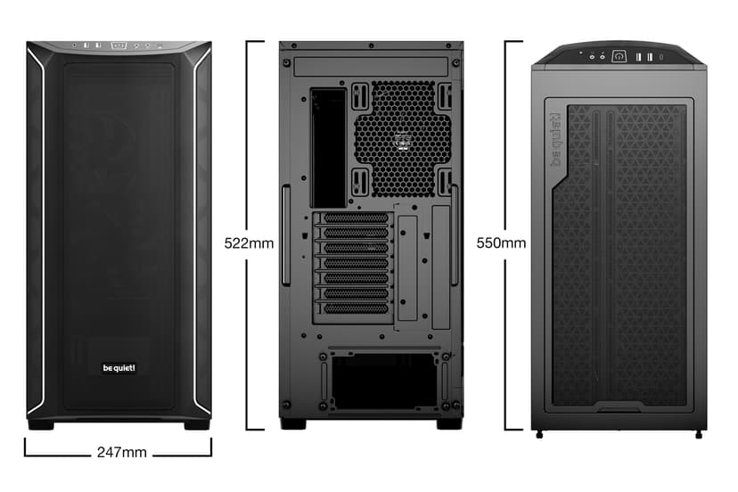 be quiet! Shadow Base 800 DX Midi Tower Musta