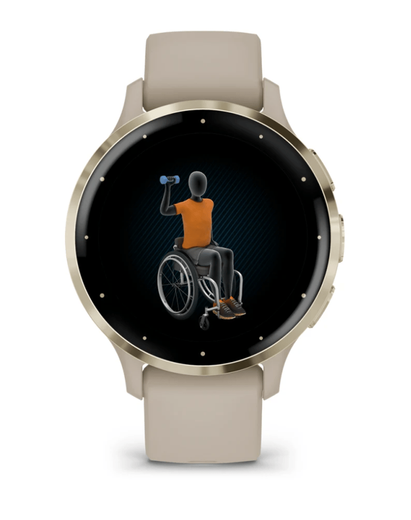 Garmin Venu 3s Harmaa, Kulta