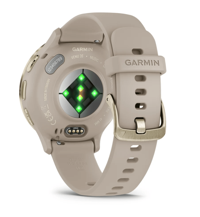 Garmin Venu 3s Harmaa, Kulta
