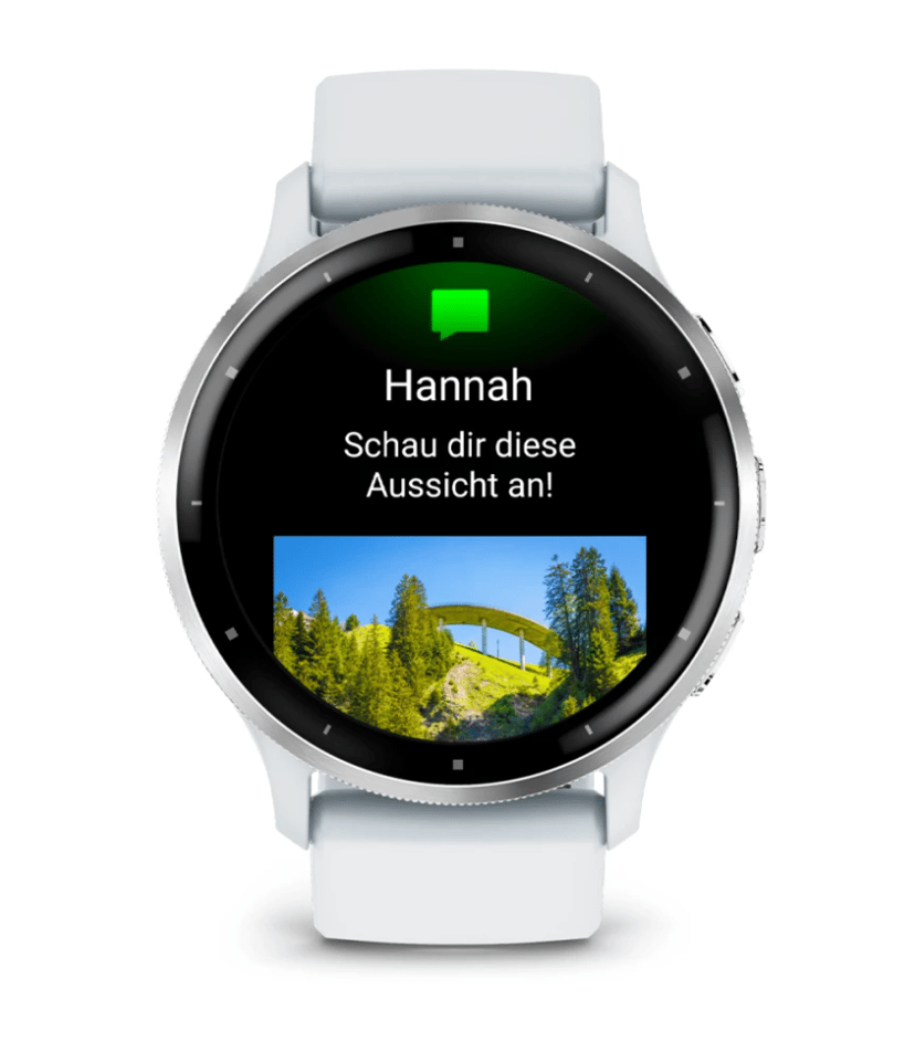 Garmin Venu 3 Hopea, Valkoinen