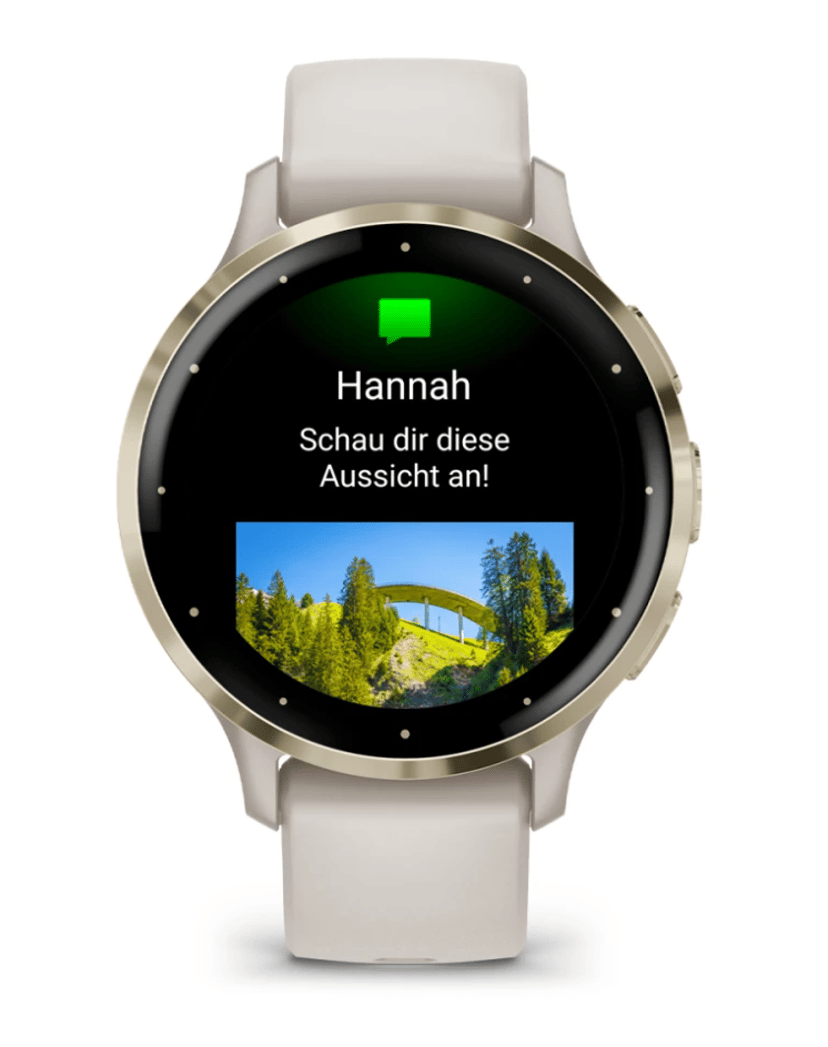 Garmin Venu 3s Elfenben, Gull