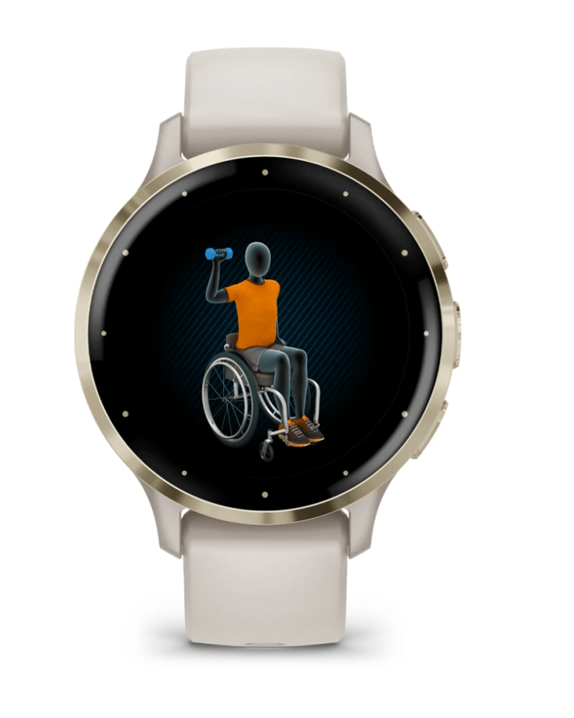 Garmin Venu 3s Elfenben, Gull