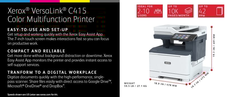 Xerox VersaLink C415V_DN A4 MFP