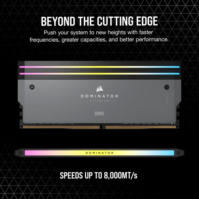 Corsair Dominator Titanium RGB EXPO/XMP 64GB 6000MHz DDR5 288-pin DIMM