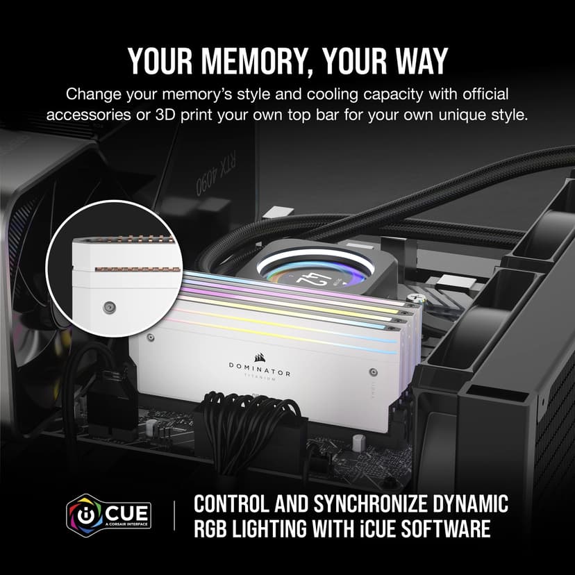 Corsair Dominator Titanium RGB 32GB 6400MHz DDR5 288-pin DIMM