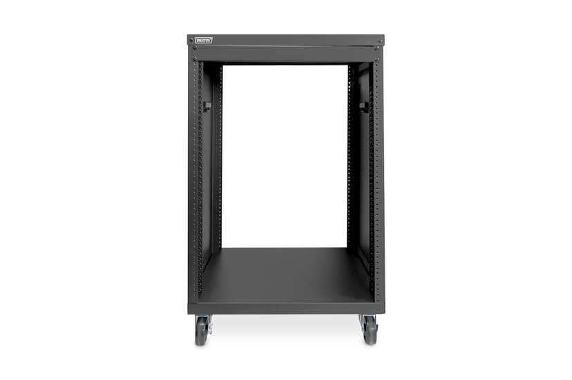 Digitus DN-48001 hylle 16U Frittstående hylle Sort