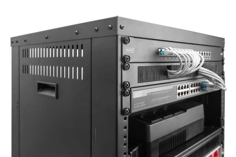 Digitus DN-48000 rack 8U Vrijstaande rek Zwart