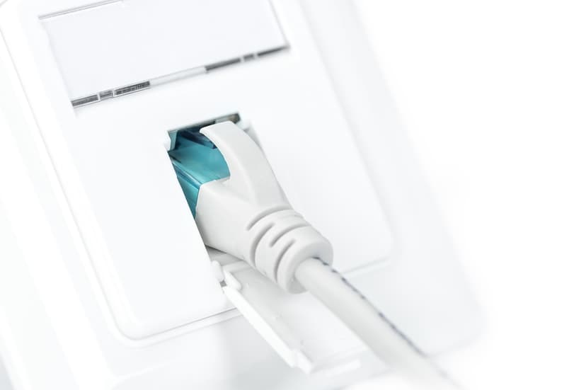 Digitus DN-9010/8-1 CAT6A 1-Port Vägguttag