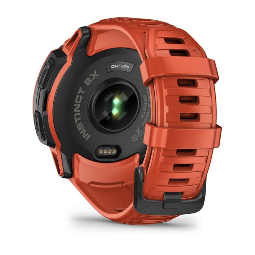 Garmin Instinct 2X Solar 2,79 cm (1.1") MIP 50 mm Digital 176 x 176 pixlar Pekskärm Röd GPS