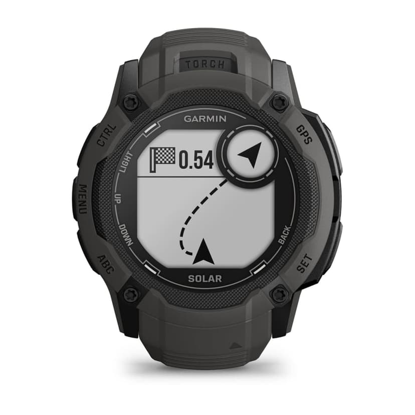 Garmin Instinct 2X Solar 2,79 cm (1.1") MIP 50 mm Digital 176 x 176 pixlar Pekskärm grafit GPS grafit