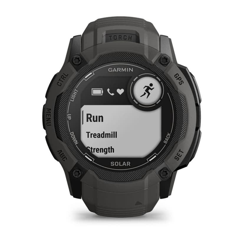 Garmin Instinct 2X Solar 2,79 cm (1.1") MIP 50 mm Digital 176 x 176 pixlar Pekskärm grafit GPS grafit