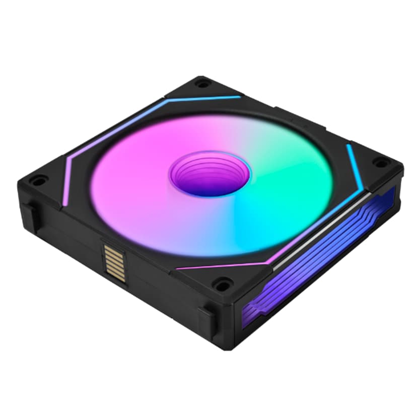 Lian-Li UNI SL 120 Infinity Reverse RGB PWM Vifte Sort