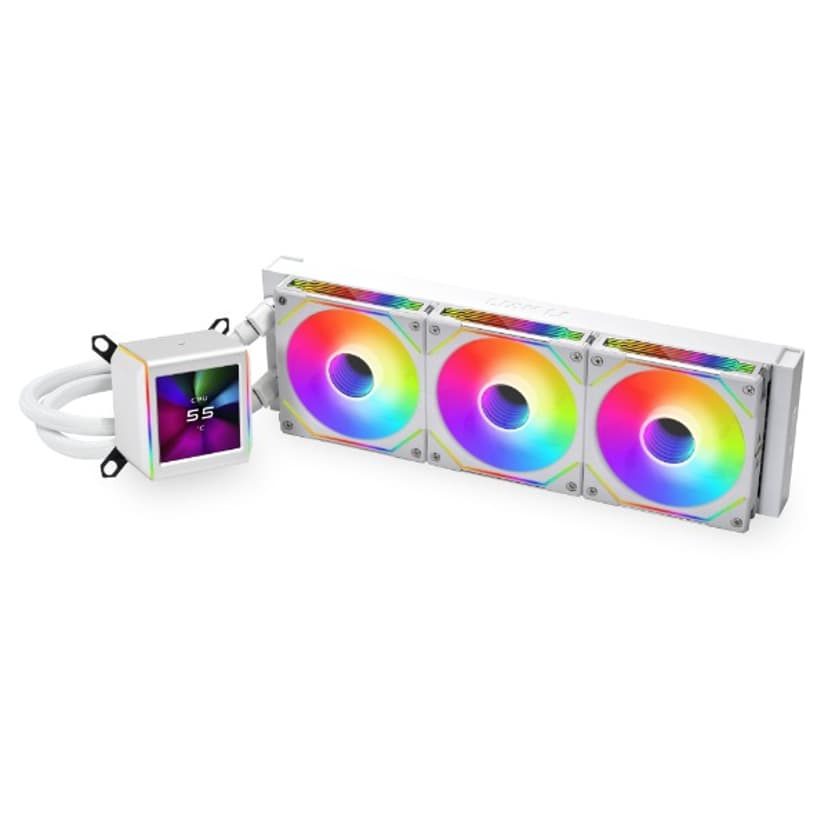 Lian-Li Galahad II LCD INF 360 Nestejäähdytyspakkaus Valkoinen