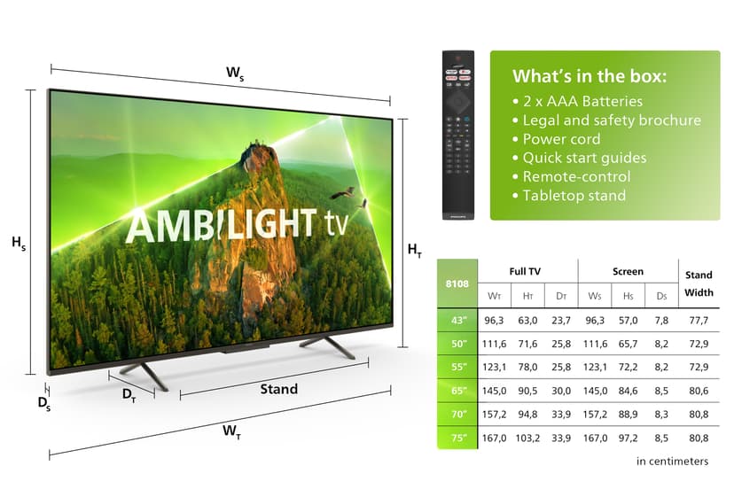 Philips 75PUS8108 75" LED Smart-TV