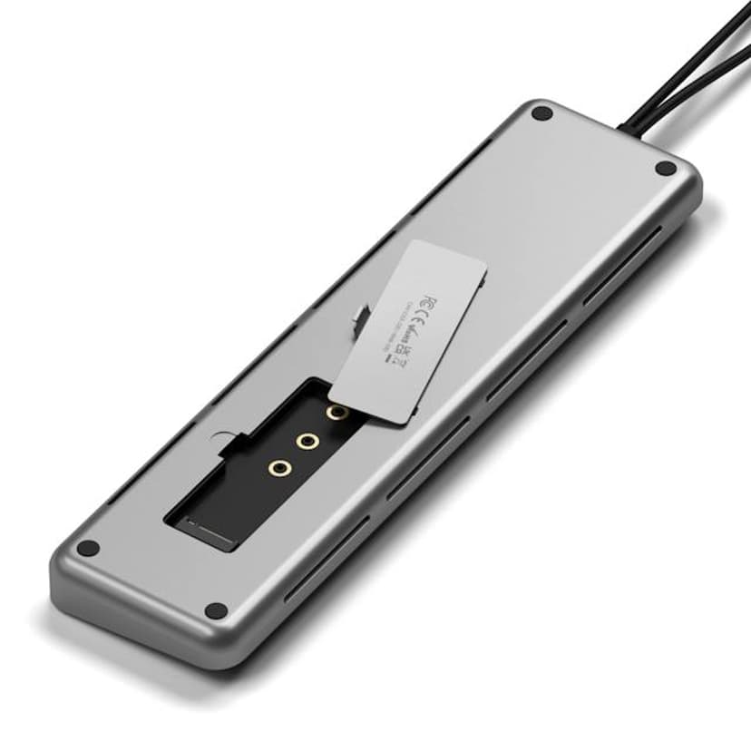 Satechi ST-DDSM harddiskkabinett Sort, Sølv M.2 USB-strøm
