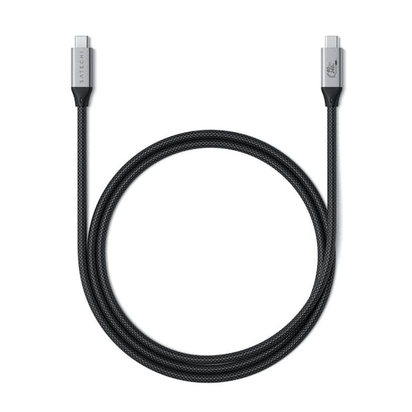 Satechi ST-YU4120M USB-kabel 1,2 m USB4 Gen 2x2 USB C Sort 1.2m USB-C USB-C Svart