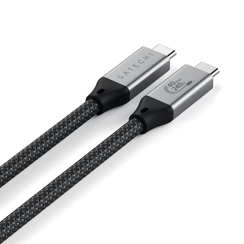Satechi ST-YU4120M USB-kaapeli 1,2 m USB4 Gen 2x2 USB C Musta 1.2m USB-C USB-C Musta