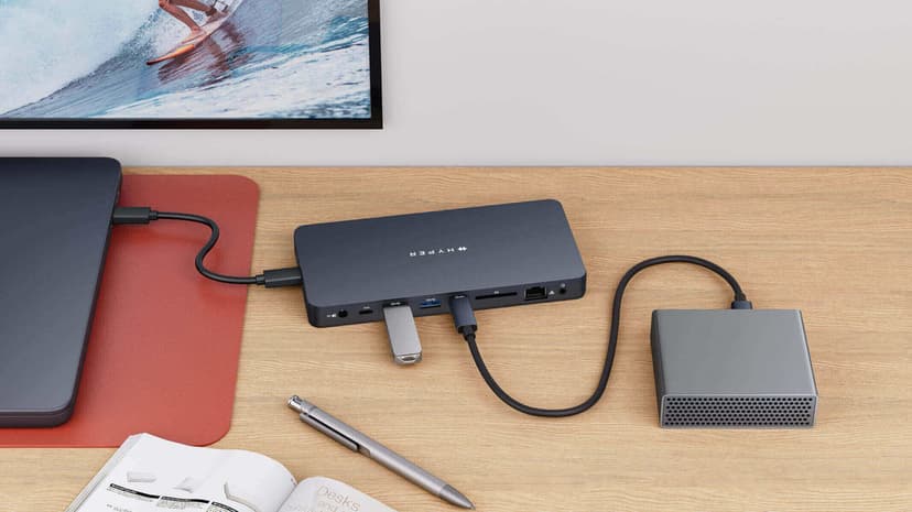 Hyper HyperDrive Next 10 Port USB-C Hub USB 3.2 Gen 2 (3.1 Gen 2) Type-C