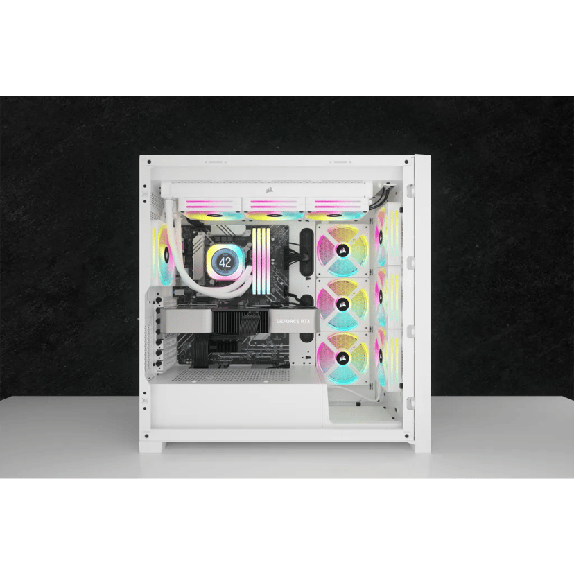 Corsair iCue Link H150i LCD AIO vloeistofkoeler Wit