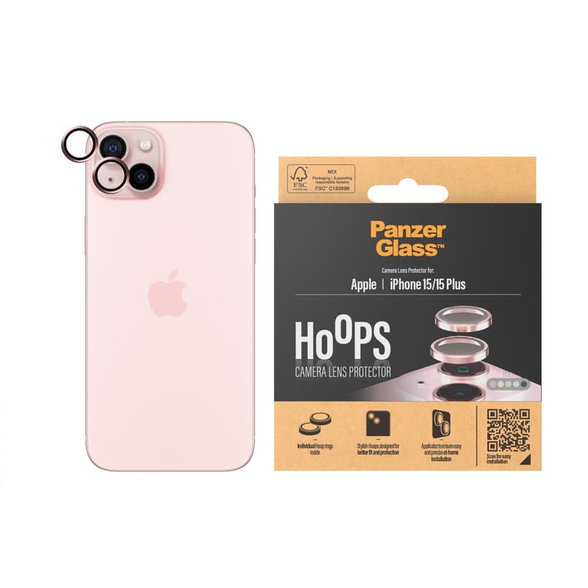 Panzerglass Hoops Lens Protector iPhone 15/15 Plus