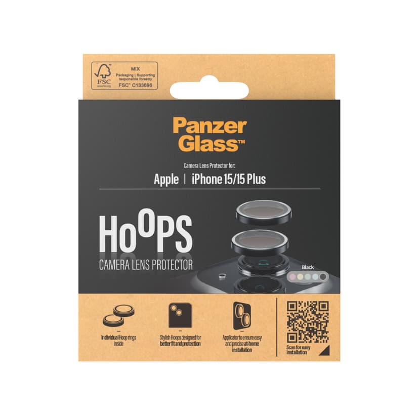 Panzerglass Hoops Lens Protector iPhone 15/15 Plus