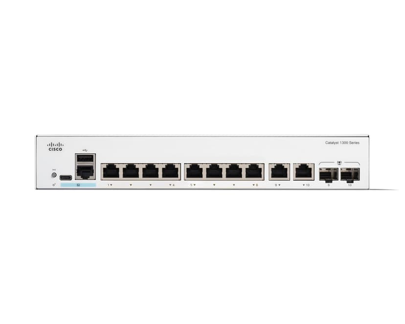 Cisco Catalyst C1300 Managed 8x1GbE 2xCombo Switch