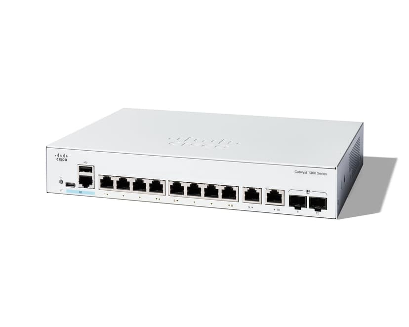Cisco Catalyst C1300 Managed 8x1GbE 2xCombo Switch