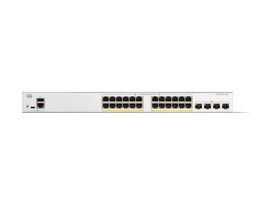 Cisco Catalyst C1300 Managed 24x1GbE 4x10GbE SFP+ PoE 375W Switch