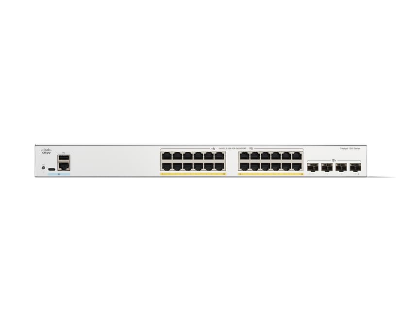 Cisco Catalyst C1300 Managed 24x1GbE 4x10GbE SFP+ PoE 195W Switch