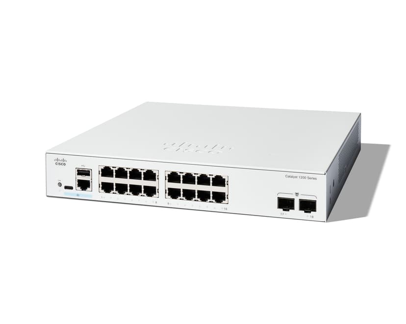Cisco Catalyst C1200 Smart 16x1GbE 2x1GbE SFP Switch